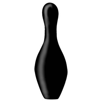 OnTheBall Custom Bowling Pin Black