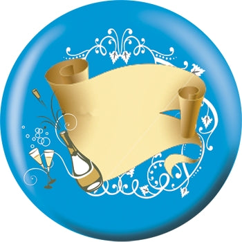 OnTheBall Anniversary Custom Bowling Ball Side 2