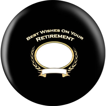 OnTheBall Retirement Black Custom Bowling Ball