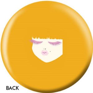 OnTheBall Girl With Orange Hair Bowling Ball Side 2