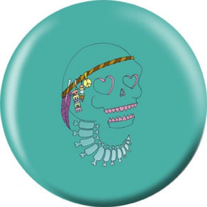 OnTheBall Peace Skull Bowling Ball