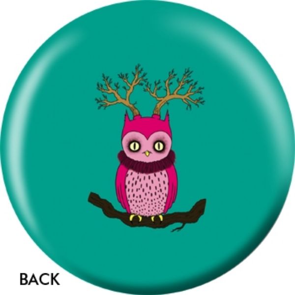 OnTheBall Weird Owl Bowling Ball Side 2