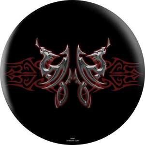 OnTheBall Anne Stokes Rock God Bowling Ball Back