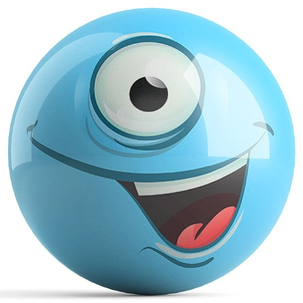 OnTheBall Brandon Starr Blue Monster Bowling Ball Front