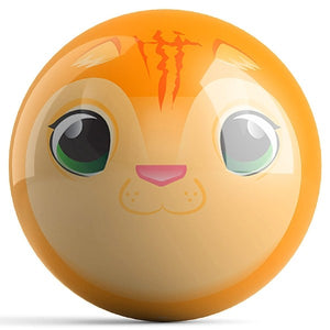 OnTheBall Brandon Starr Cat Bowling Ball Front