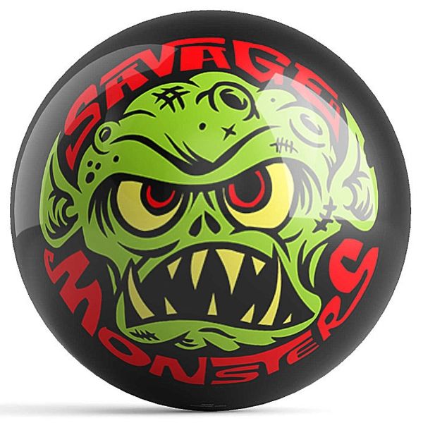 OnTheBall Dave Savage Savage Monsters Bowling Ball Front