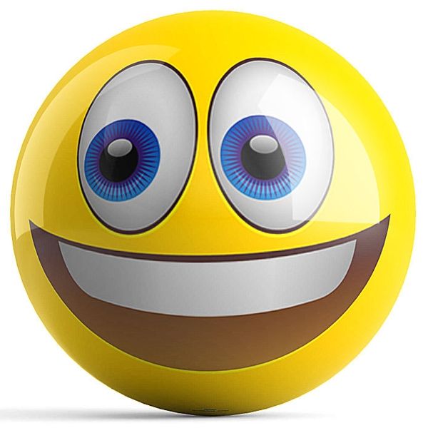OnTheBall Dave Savage Smiley Bowling Ball Front