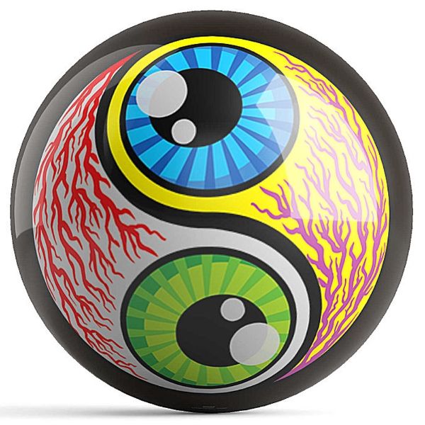 OnTheBall Dave Savage Yin & Yang Bowling Ball Front