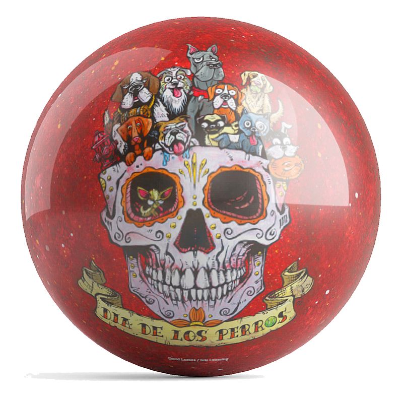 David Lozeau Los Perros Bowling Ball