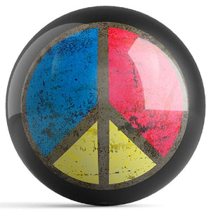OnTheBall Houk Peace Bowling Ball Front