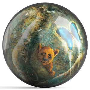 OnTheBall Houk Spirit Of Forest Bowling Ball Front