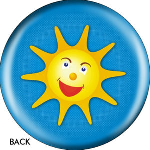 OnTheBall Sun Bowling Ball Side 2