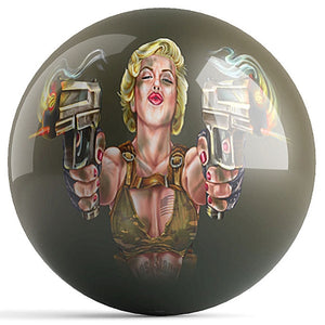 OnTheBall J. Danger Double Guns Bowling Ball Back