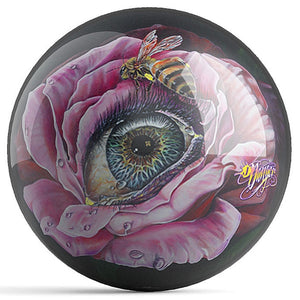 OnTheBall J. Danger Eyeball Bee Bowling Ball Front