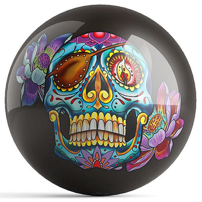 OnTheBall J. Danger Skully Roger Bowling Ball Front