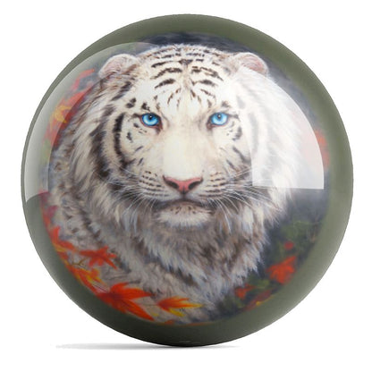 Kayomi Harai White Tiger Bowling Ball Front