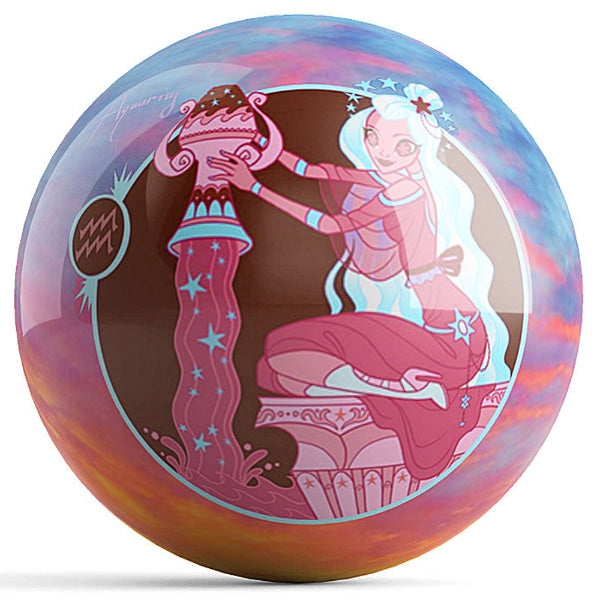 OnTheBall Kelleigh Williams Aquarius Bowling Ball Front