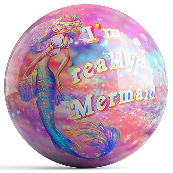 OnTheBall Kelleigh Williams Mermaid Bowling Ball Front