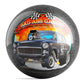 Larry Grossman Hot Rods Bowling Ball Back