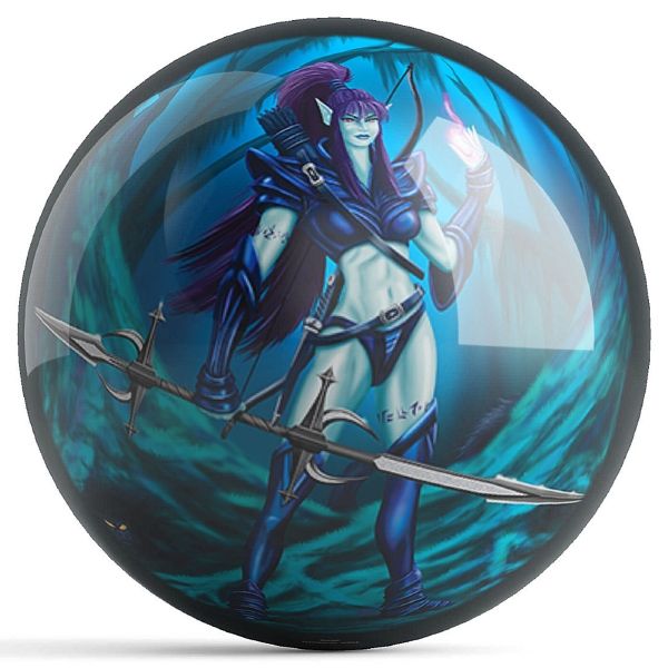OnTheBall Michael Graham Dark Elf Bowling Ball Front