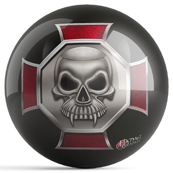 OnTheBall Michael Graham Iron Cross Bowling Ball Back