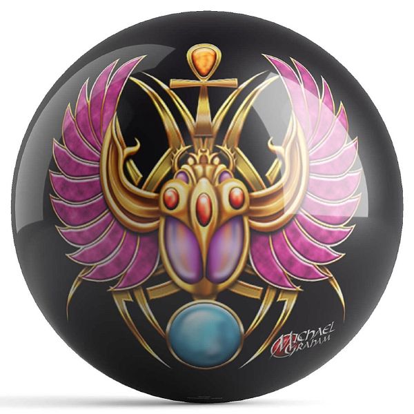 OnTheBall Michael Graham Scarab Bowling Ball Front