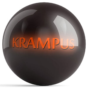 OnTheBall Pyropainter Michael Stewart Krampus Bowling Ball Back