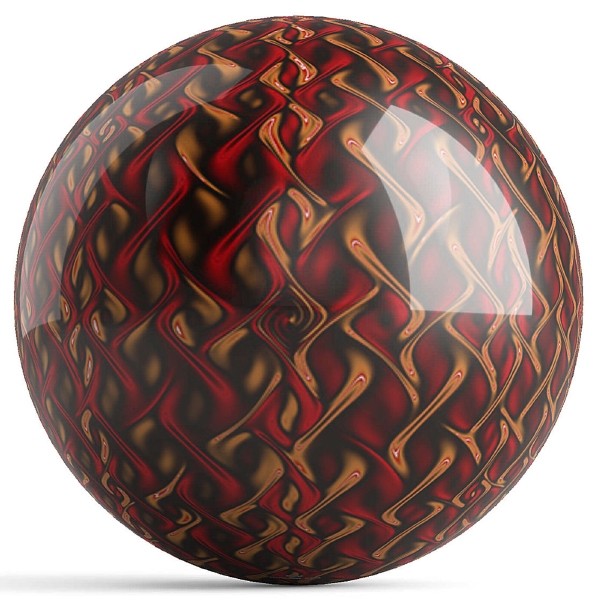OnTheBall Stan Ragets Lava Bowling Ball Front