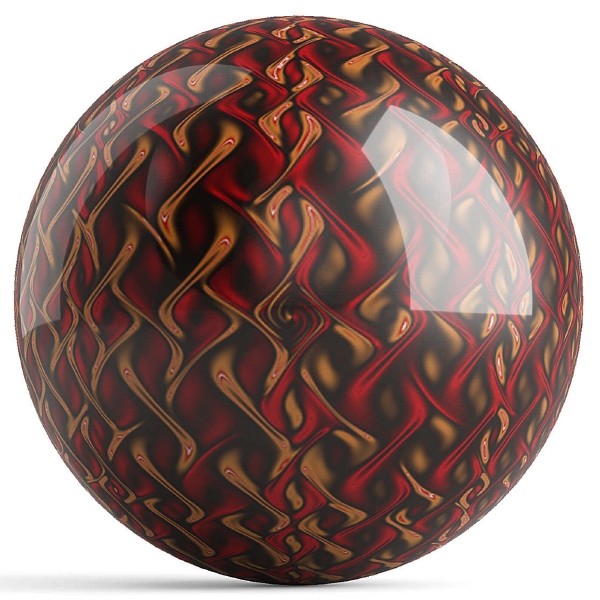OnTheBall Stan Ragets Lava Bowling Ball Back