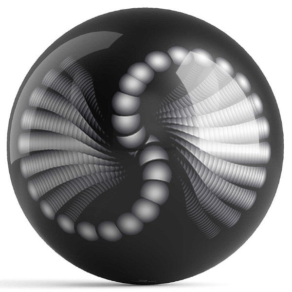 OnTheBall Stan Ragets Mobius Strip Bowling Ball Front