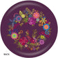 OnTheBall Valentina Georgieva Abstract Flowers Bowling Ball Side 2