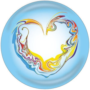 OnTheBall Valentina Georgieva Colorful Heart Bowling Ball