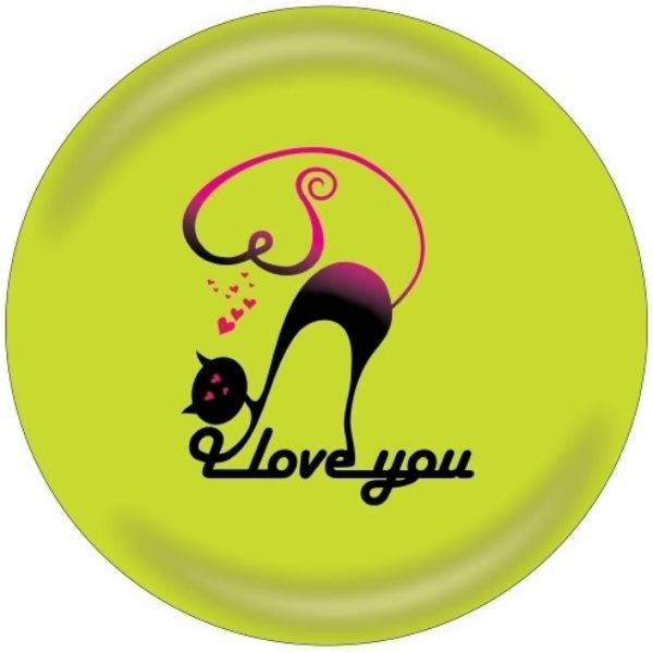OnTheBall Valentina Georgieva I Love You Bowling Ball