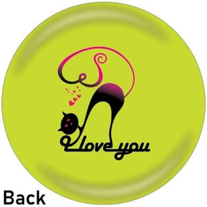 OnTheBall Valentina Georgieva I Love You Bowling Ball Side 2