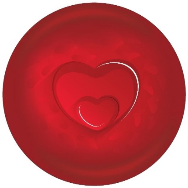 OnTheBall Valentina Georgieva Love Hearts 2 Bowling Ball