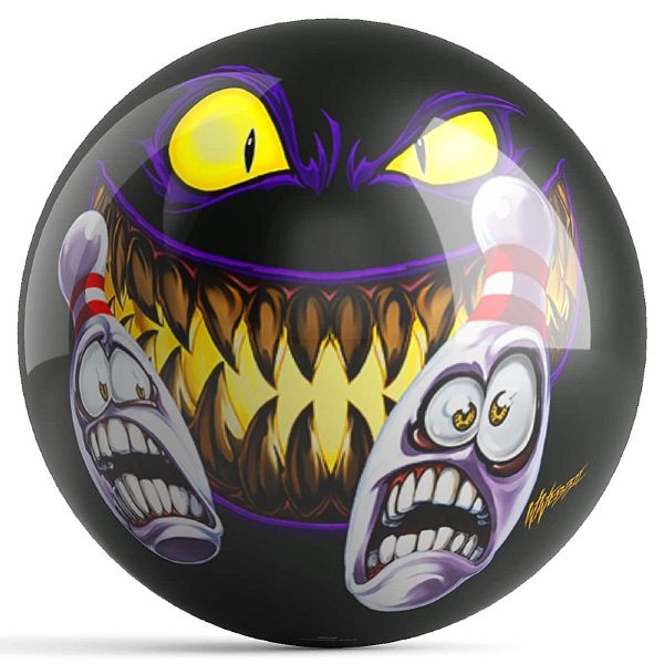 OnTheBall William Webb II Evil Bowling Ball Front
