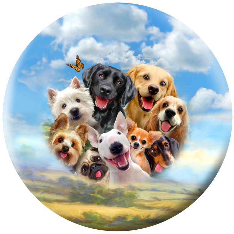 OnTheBall Animal Selfies Dogs Bowling Ball