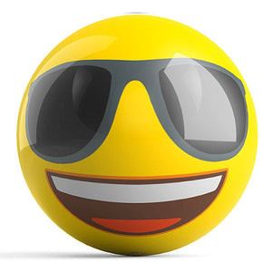 OnTheBall Emoji Yellow Faces Bowling Ball Front