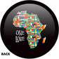 OnTheBall African Flag - One Love Bowling Ball Side 2