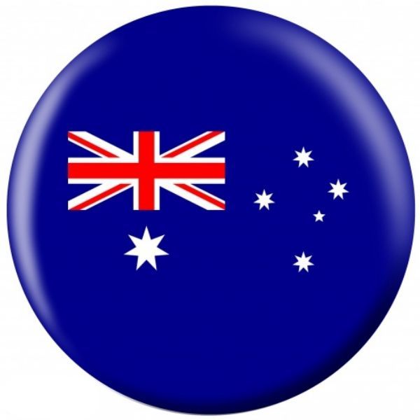 OnTheBall Australian Flag Bowling Ball