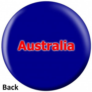 OnTheBall Australian Flag Bowling Ball Side 2