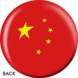 OnTheBall Chinese Flag Bowling Ball Side 2