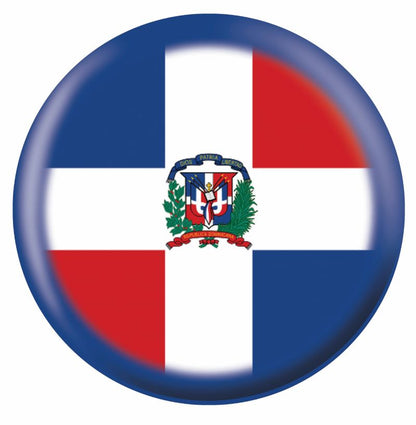 OnTheBall Dominican Republic Flag Bowling Ball