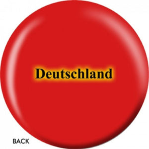 OnTheBall German Flag Bowling Ball Side 2
