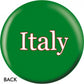 OnTheBall Italian Flag Bowling Ball Side 2