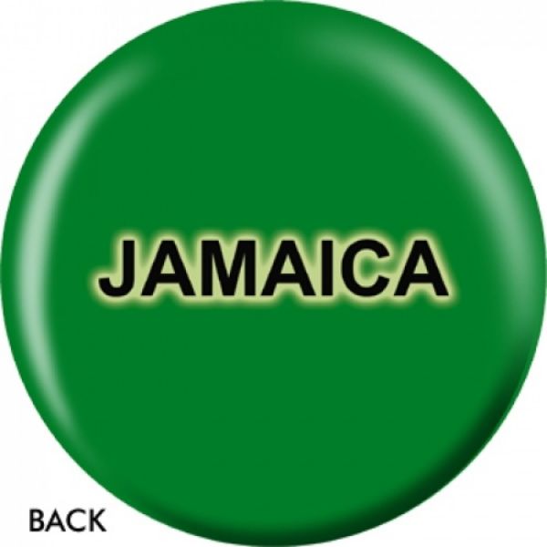 OnTheBall Jamaican Flag Bowling Ball Side 2