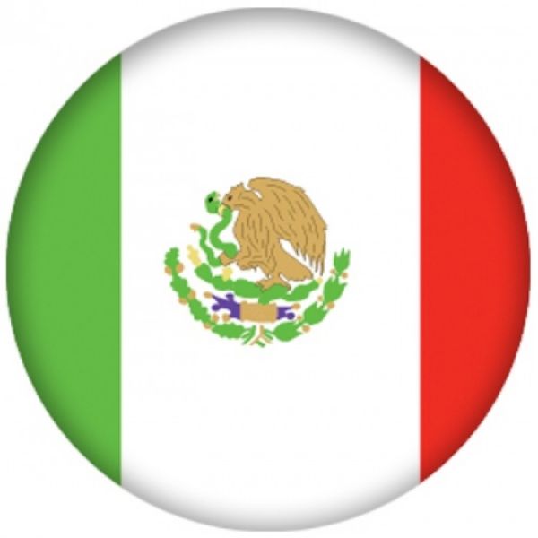 OnTheBall Mexican Flag Bowling Ball