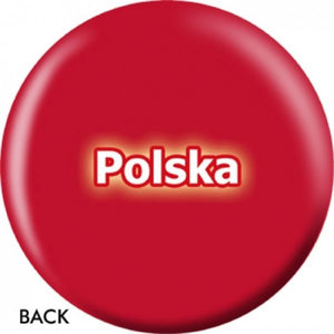 OnTheBall Polish Flag Bowling Ball Side 2