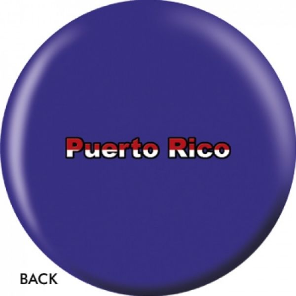 OnTheBall Puerto Rican Flag Bowling Ball Side 2