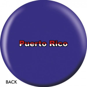 OnTheBall Puerto Rican Flag Bowling Ball Side 2